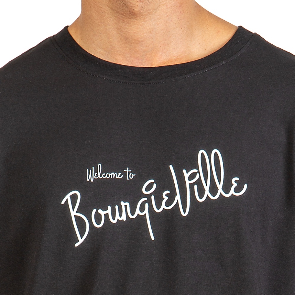 Welcome to Bourgieville Crew Neck Graphic T-shirt